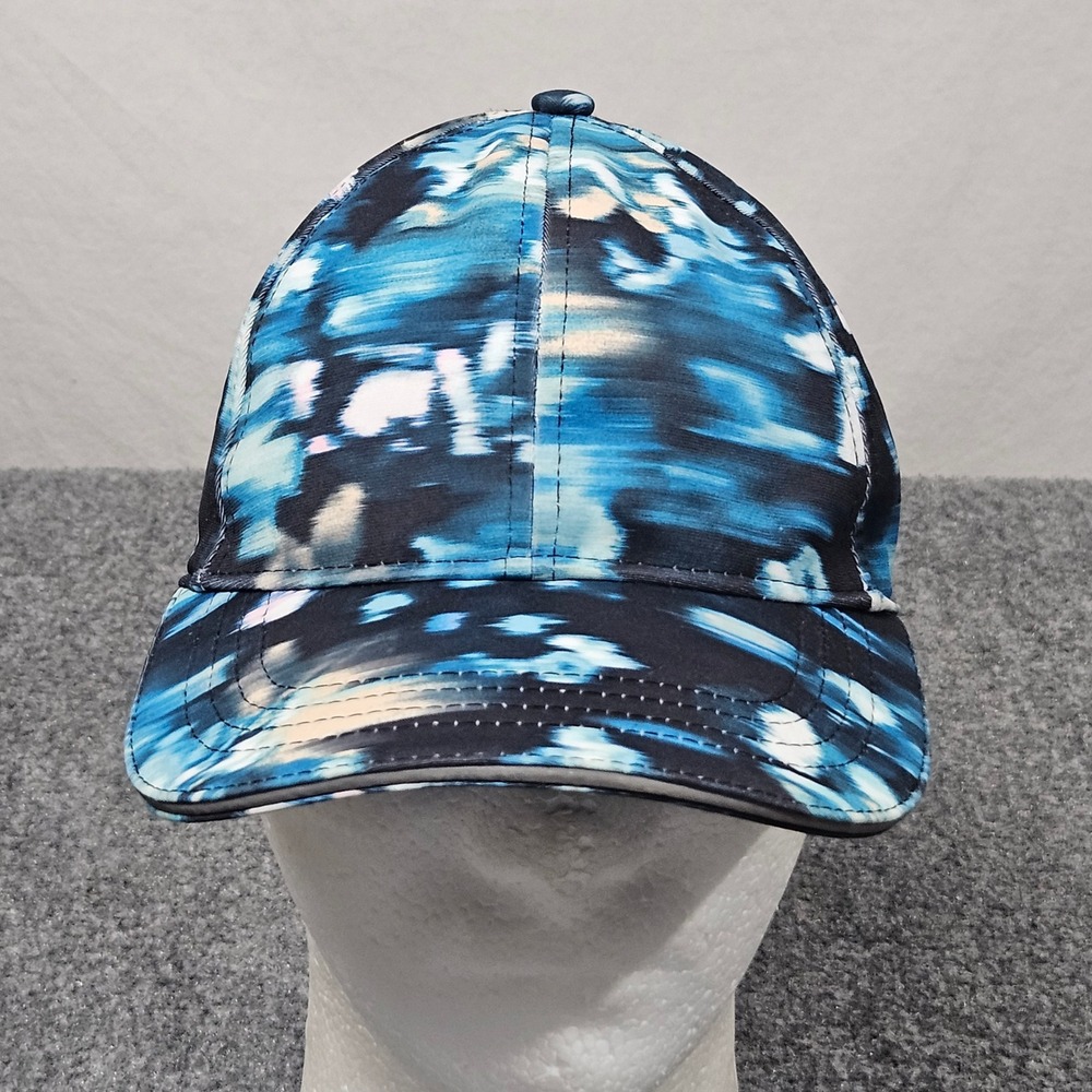 Abstract‎ Blue Pattern Cap Multi Color Festival Streetwear Techwear Y2K Revival